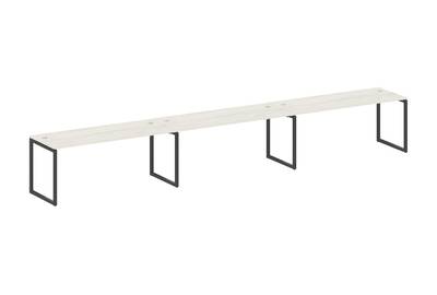 Бенч-стол на 3 раб.места на О-образном м/к Metal system quattro 40x40 40БО.СМ-3.5