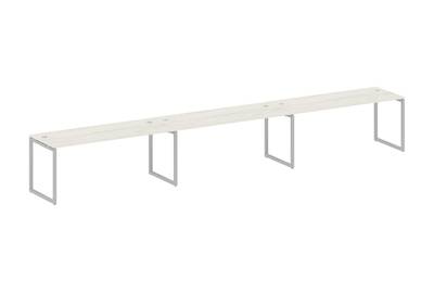 Бенч-стол на 3 раб.места на О-образном м/к Metal system quattro 40x40 40БО.СМ-3.5
