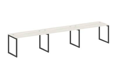 Бенч-стол на 3 раб.места на О-образном м/к Metal system quattro 40x40 40БО.СМ-3.3