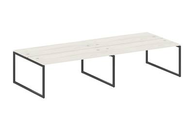 Бенч-стол на 4 раб.места на О-образном м/к Metal system quattro 40x40 40БО.СМ-4.5