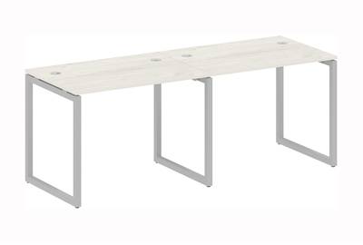 Бенч-стол на 2 раб.места на О-образном м/к Metal system quattro 40x40 40БО.СМ-2.1