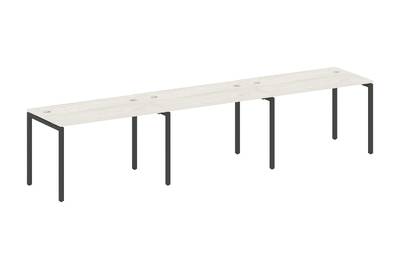 Бенч-стол на 3 раб.места на П-образном м/к Metal system quattro 40x40 40БП.СМ-3.2