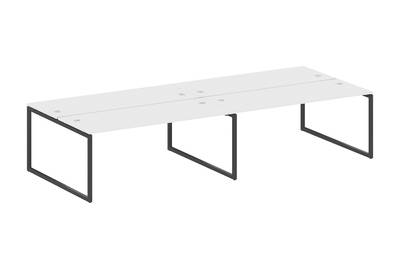 Бенч-стол на 4 раб.места на О-образном м/к Metal system quattro 40x40 40БО.СМ-4.5
