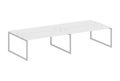 Бенч-стол на 4 раб.места на О-образном м/к Metal system quattro 40x40 40БО.СМ-4.5