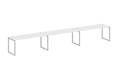 Бенч-стол на 3 раб.места на О-образном м/к Metal system quattro 40x40 40БО.СМ-3.5