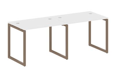 Бенч-стол на 2 раб.места на О-образном м/к Metal system quattro 40x40 40БО.СМ-2.1