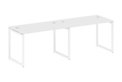Бенч-стол на 2 раб.места на О-образном м/к Metal system quattro 40x40 40БО.СМ-2.2