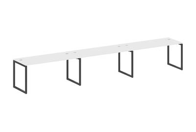 Бенч-стол на 3 раб.места на О-образном м/к Metal system quattro 40x40 40БО.СМ-3.4