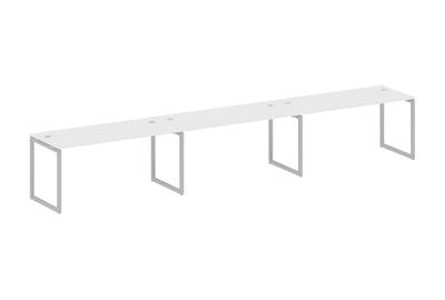 Бенч-стол на 3 раб.места на О-образном м/к Metal system quattro 40x40 40БО.СМ-3.4