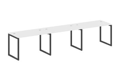 Бенч-стол на 3 раб.места на О-образном м/к Metal system quattro 40x40 40БО.СМ-3.2
