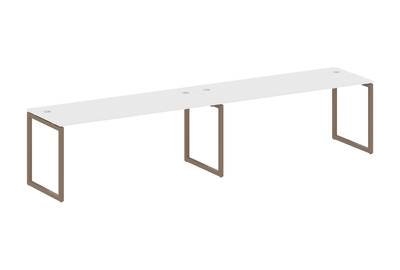 Бенч-стол на 2 раб.места на О-образном м/к Metal system quattro 40x40 40БО.СМ-2.5
