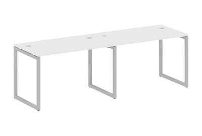 Бенч-стол на 2 раб.места на О-образном м/к Metal system quattro 40x40 40БО.СМ-2.2