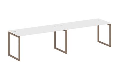 Бенч-стол на 2 раб.места на О-образном м/к Metal system quattro 40x40 40БО.СМ-2.4