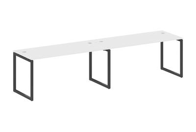 Бенч-стол на 2 раб.места на О-образном м/к Metal system quattro 40x40 40БО.СМ-2.4
