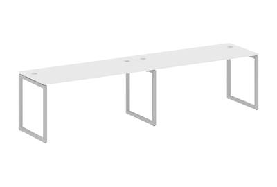 Бенч-стол на 2 раб.места на О-образном м/к Metal system quattro 40x40 40БО.СМ-2.4