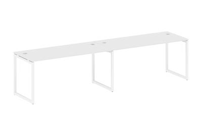 Бенч-стол на 2 раб.места на О-образном м/к Metal system quattro 40x40 40БО.СМ-2.4
