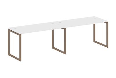 Бенч-стол на 2 раб.места на О-образном м/к Metal system quattro 40x40 40БО.СМ-2.3