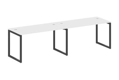 Бенч-стол на 2 раб.места на О-образном м/к Metal system quattro 40x40 40БО.СМ-2.3