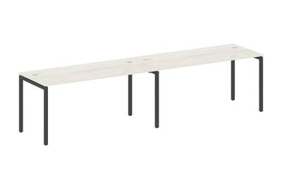 Бенч-стол на 2 раб.места на П-образном м/к Metal system quattro 40x40 40БП.СМ-2.5