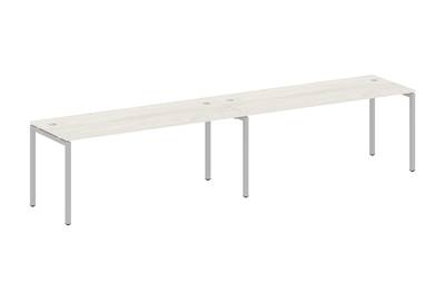 Бенч-стол на 2 раб.места на П-образном м/к Metal system quattro 40x40 40БП.СМ-2.5