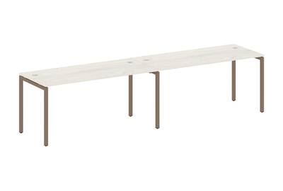 Бенч-стол на 2 раб.места на П-образном м/к Metal system quattro 40x40 40БП.СМ-2.4