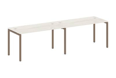Бенч-стол на 2 раб.места на П-образном м/к Metal system quattro 40x40 40БП.СМ-2.3