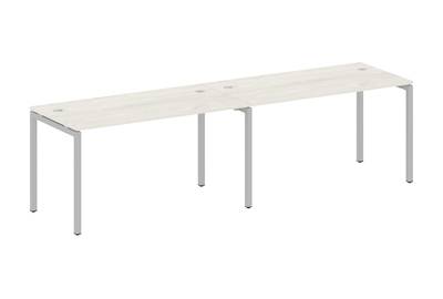 Бенч-стол на 2 раб.места на П-образном м/к Metal system quattro 40x40 40БП.СМ-2.3