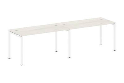 Бенч-стол на 2 раб.места на П-образном м/к Metal system quattro 40x40 40БП.СМ-2.3