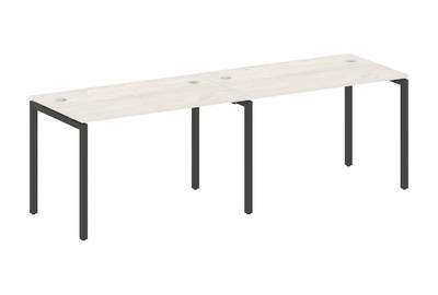 Бенч-стол на 2 раб.места на П-образном м/к Metal system quattro 40x40 40БП.СМ-2.2