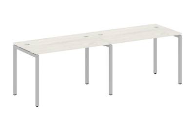 Бенч-стол на 2 раб.места на П-образном м/к Metal system quattro 40x40 40БП.СМ-2.2