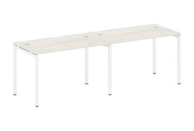 Бенч-стол на 2 раб.места на П-образном м/к Metal system quattro 40x40 40БП.СМ-2.2