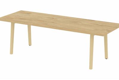 Стол переговорный на деревянных опорах Onix wood direct OW.PRG-25