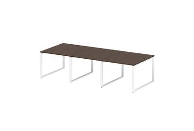 Переговорный стол (3 столешницы) Metal system style БО.ПРГ-3.1