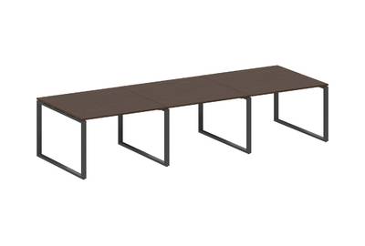 Переговорный стол (3 столешницы) Metal system style БО.ПРГ-3.2