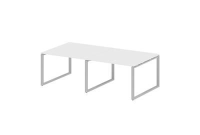 Переговорный стол (2 столешницы) Metal system style БО.ПРГ-2.2