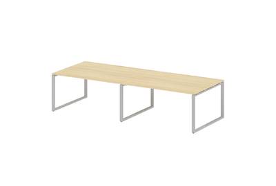 Переговорный стол (2 столешницы) Metal system style БО.ПРГ-2.4