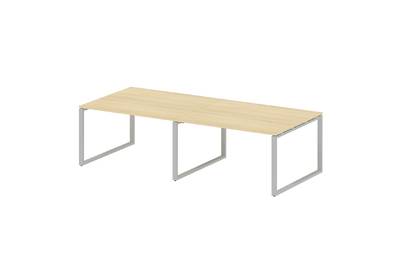 Переговорный стол (2 столешницы) Metal system style БО.ПРГ-2.3