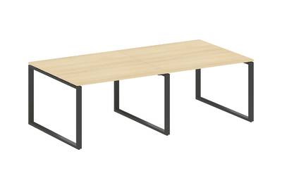 Переговорный стол (2 столешницы) Metal system style БО.ПРГ-2.2