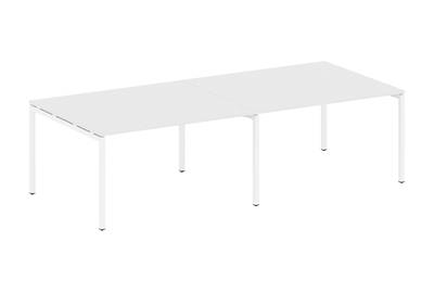 (2 столешницы) на П-образном м/к Metal system quattro 40x40 40БП.ПРГ-2.3