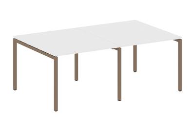 (2 столешницы) на П-образном м/к Metal system quattro 40x40 40БП.ПРГ-2.1