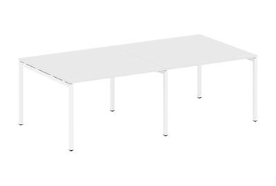 (2 столешницы) на П-образном м/к Metal system quattro 40x40 40БП.ПРГ-2.2