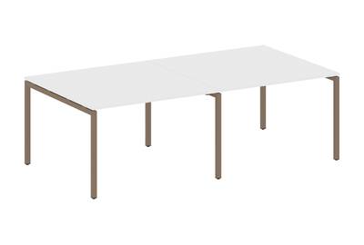 (2 столешницы) на П-образном м/к Metal system quattro 40x40 40БП.ПРГ-2.2