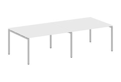 (2 столешницы) на П-образном м/к Metal system quattro 40x40 40БП.ПРГ-2.3