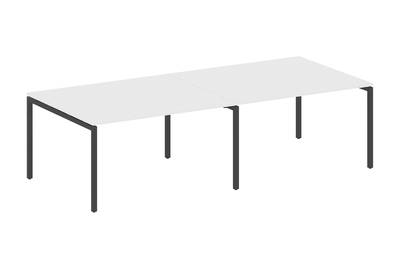 (2 столешницы) на П-образном м/к Metal system quattro 40x40 40БП.ПРГ-2.3