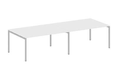 (2 столешницы) на П-образном м/к Metal system quattro 40x40 40БП.ПРГ-2.4