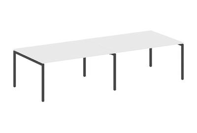 (2 столешницы) на П-образном м/к Metal system quattro 40x40 40БП.ПРГ-2.4