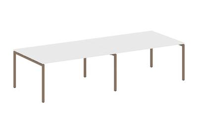 (2 столешницы) на П-образном м/к Metal system quattro 40x40 40БП.ПРГ-2.4