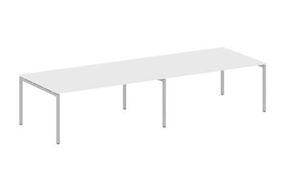 (2 столешницы) на П-образном м/к Metal system quattro 40x40 40БП.ПРГ-2.5