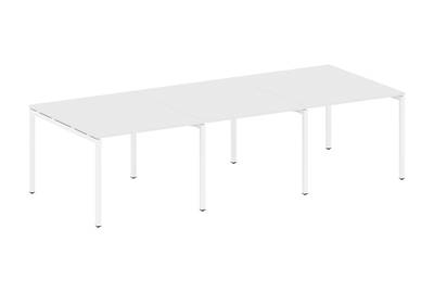 (3 столешницы) на П-образном м/к Metal system quattro 40x40 40БП.ПРГ-3.1