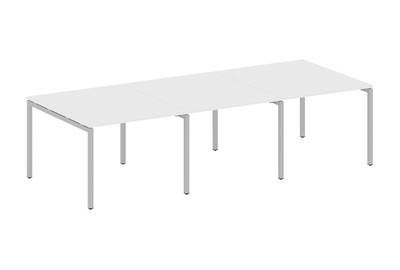 (3 столешницы) на П-образном м/к Metal system quattro 40x40 40БП.ПРГ-3.1